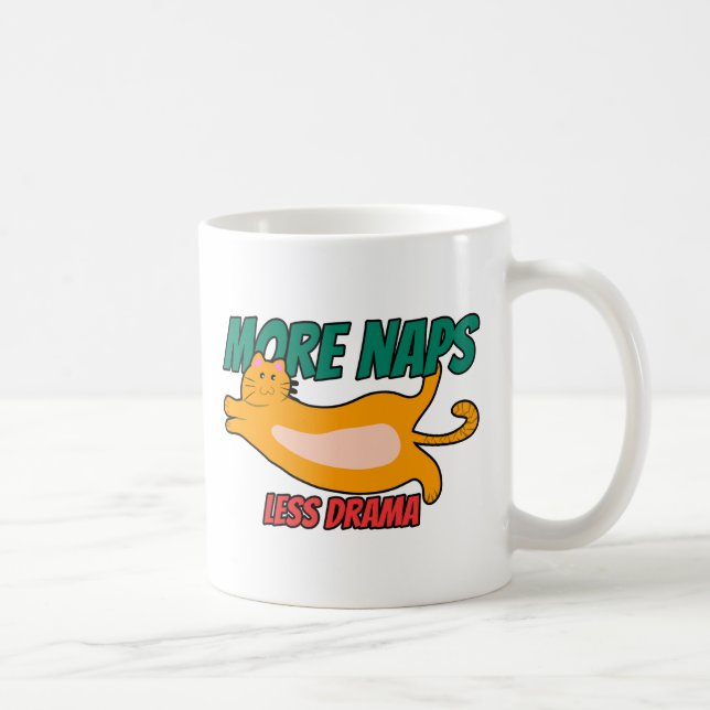 BubblyCuddle More naps Less drama Coffee Mug (Right)
