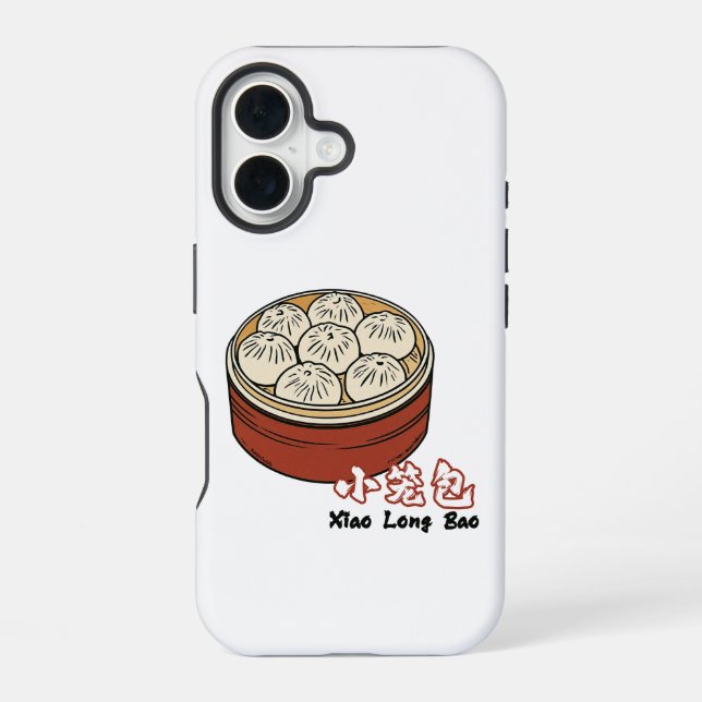 BubblyCuddle Xiaolongbao iPhone 16 Case (Back)