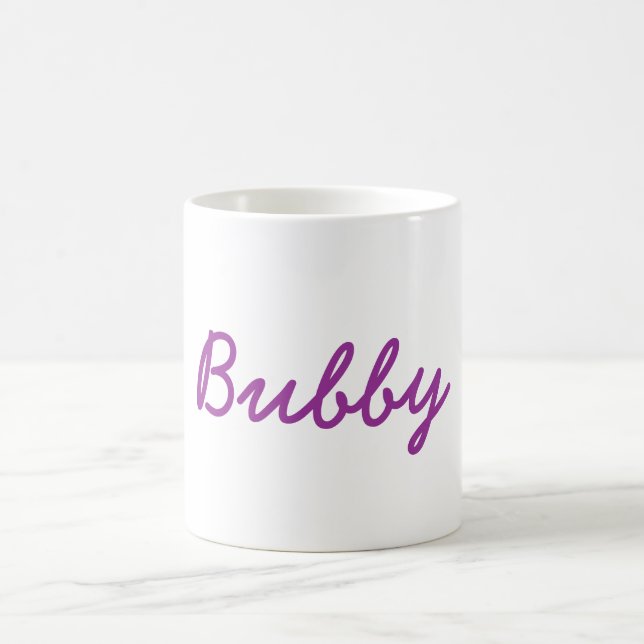 "Bubby" Yiddish grandma coffee mug (Center)