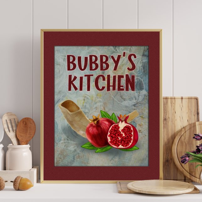 Bubby's Kitchen Jewish Grandmother Art Print (Creator Uploaded)