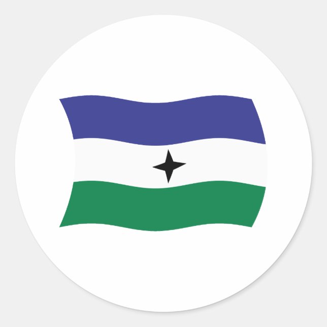 Bubi Nationalist Flag Sticker (Front)