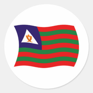 Bubi Tribal Flag Sticker