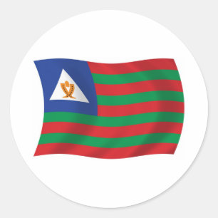 Bubi Tribal Flag Sticker