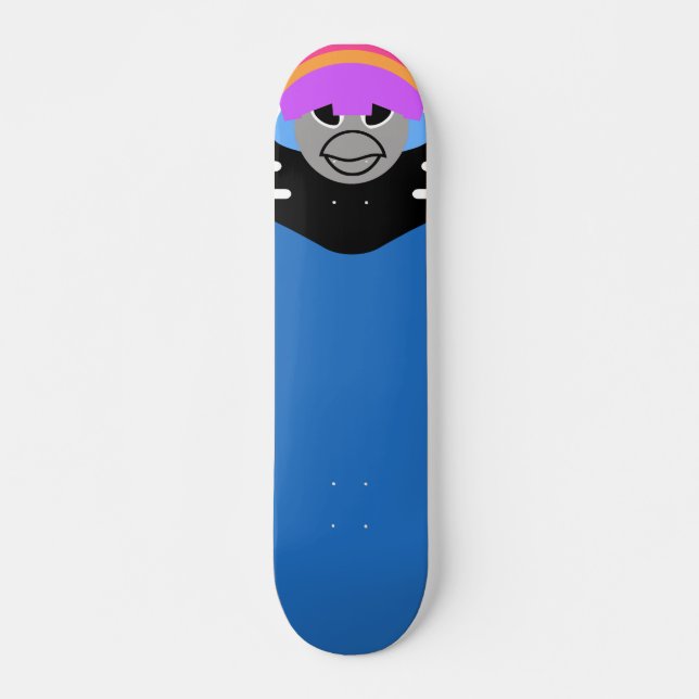 Bubla-Chan Clupkitz Samurai Geisha Skateboard (Front)