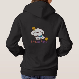 bubu and guagua( Lhasa apso and little chicken) Hoodie