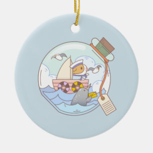 Bubu the Guinea pig, A jar of Adventure Ceramic Tree Decoration