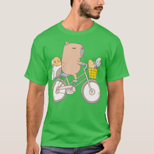 Bubu the Guinea Pig Biking  T-Shirt