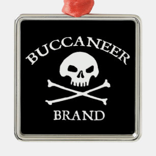 Buccaneer Brand Metal Tree Decoration