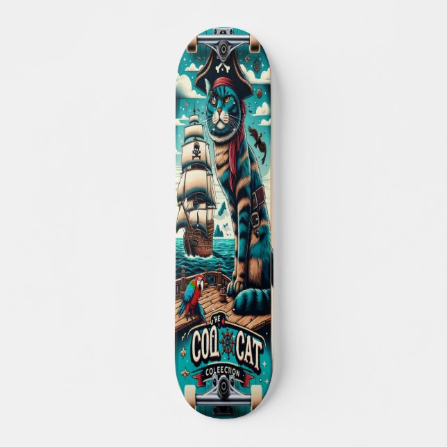 Buccaneer Whiskers Skateboard (Front)