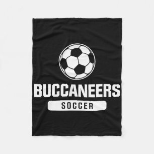 Buccaneers Soccer For Elementary, Middle, And High Fleece Blanket