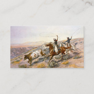 Buccaroos 1902 Charles Marion Russell Business Card