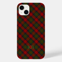 Buccleuch Official Tartan with monogram / name