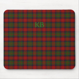 Buccleuch Official Tartan with monogram / name Mouse Pad