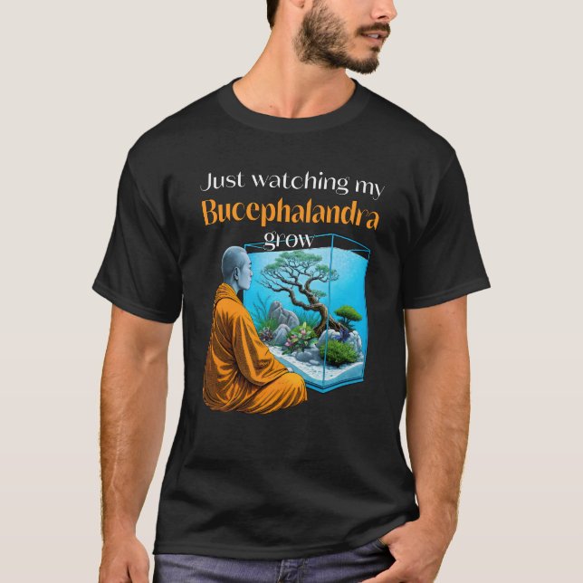 Bucephalandra Zen – A Meditative Aquascaping T-Shirt (Front)