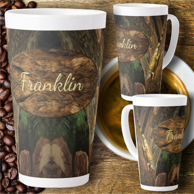 Bucerias Iguana 1069 Latte Mug (Creator Uploaded)