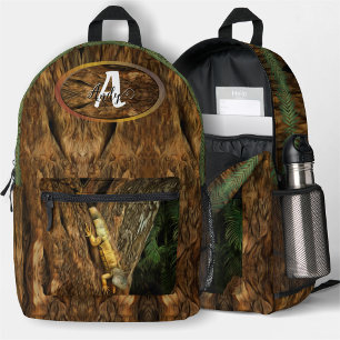 Bucerias Iguana 1069 Printed Backpack