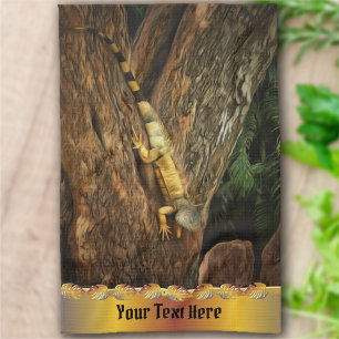 Bucerias Iguana 1069 Tea Towel