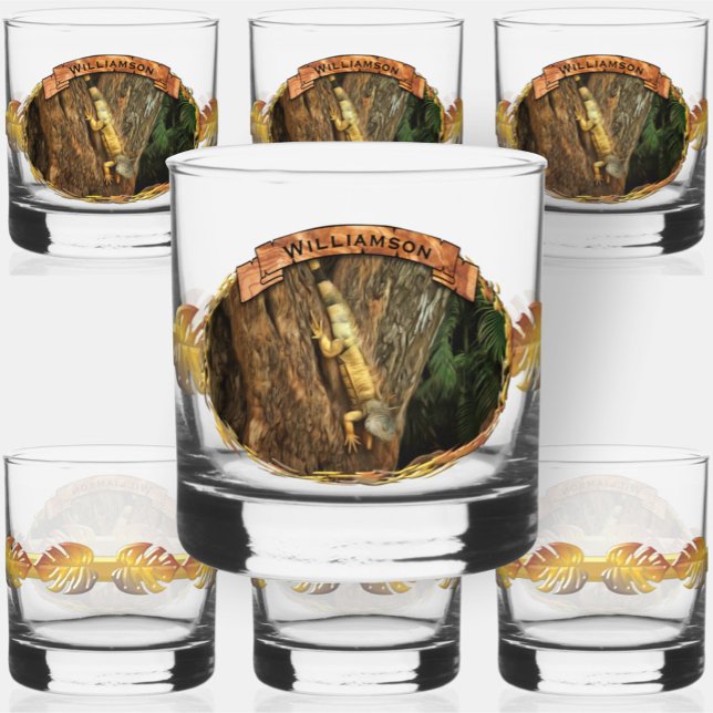 Bucerias Iguana 1069 Whiskey Glass (Creator Uploaded)