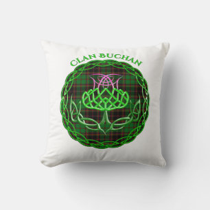 Buchan Scottish Tartan Celtic Thistle Cushion