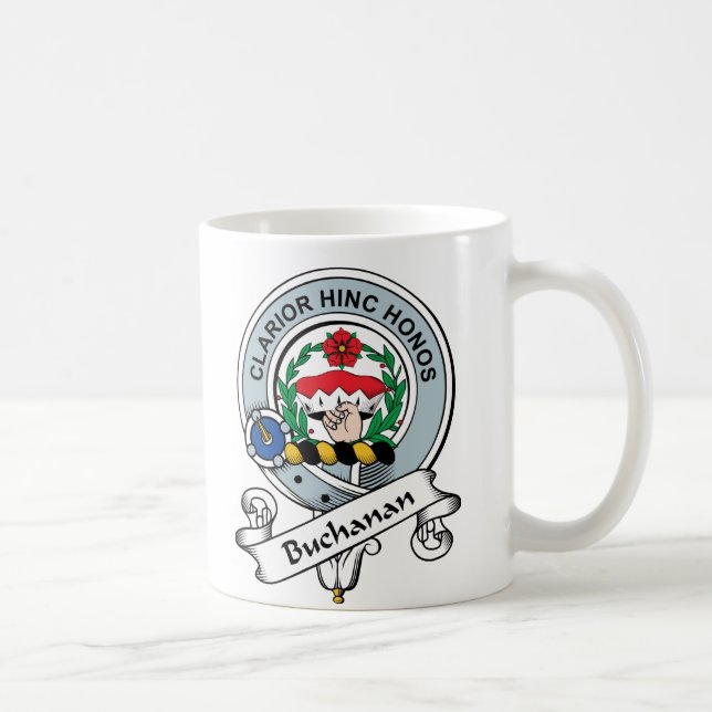 Buchanan Clan Badge Coffee Mug (Right)