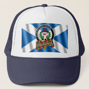 Buchanan Clan Badge & Tartan Trucker Hat
