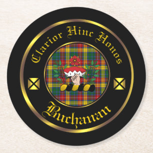 Buchanan Clan Paper Coasters