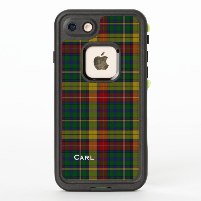 Buchanan Clan Plaid LifeProof iPhone 7 Case (Back)
