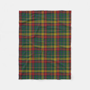 Buchanan Clan Tartan Plaid Fleece Blanket