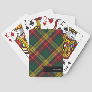 Buchanan Clan Tartan Plaid Pattern Playing Cards
