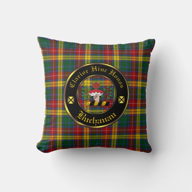 Buchanan Clan & Tartan Throw Pillows (Front)