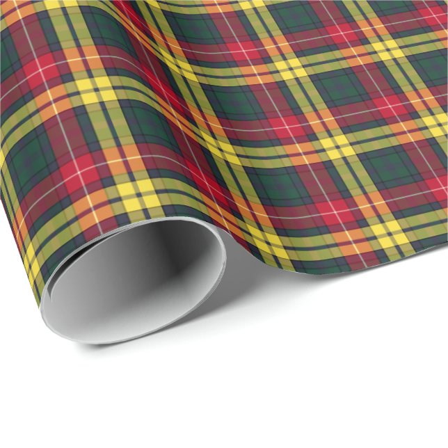 Buchanan Clan Tartan Wrapping Paper (Roll Corner)