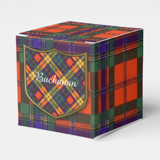 Buchanan Family clan Plaid Scottish kilt tartan Favour Box