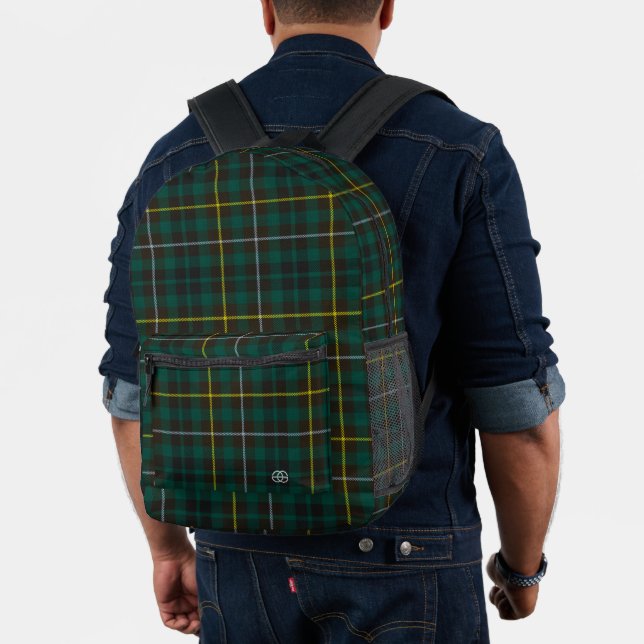 Buchanan Hunting #2 Tartan Printed Backpack (Insitu (Model))