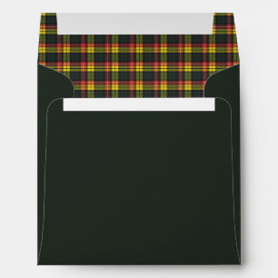 Buchanan Modern Original Scottish Tartan  Envelope