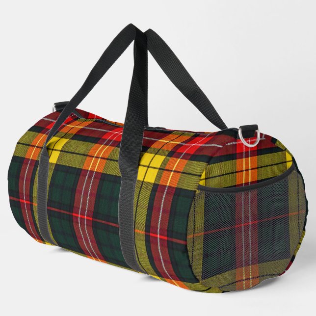 Buchanan Modern Tartan Duffle Bag (Right Corner)