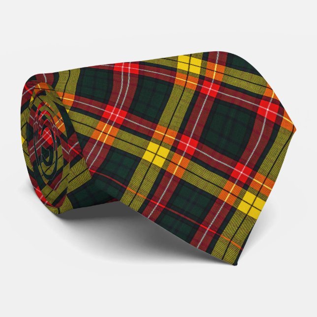 Buchanan Modern Tartan Tie (Rolled)