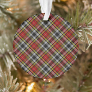 Buchanan Old Dress Tartan Family Plaid Ornament