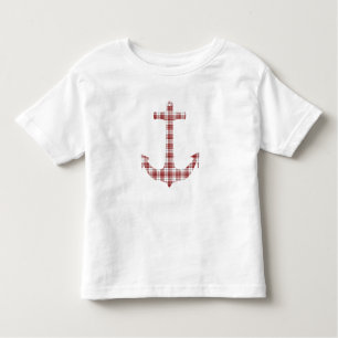 Buchanan Tartan Plaid Anchor Toddler T-Shirt