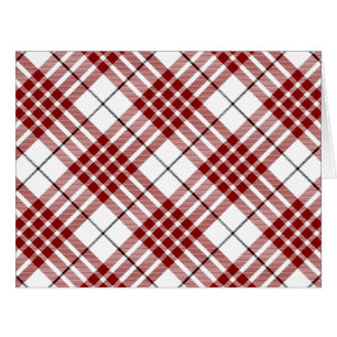 Buchanan tartan red white plaid
