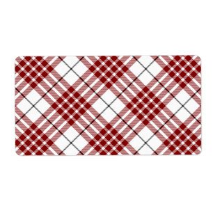 Buchanan tartan red white plaid