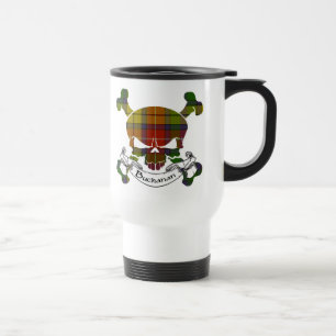 Buchanan Tartan Skull Mug