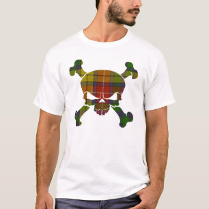 Buchanan Tartan Skull No Banner T-Shirt