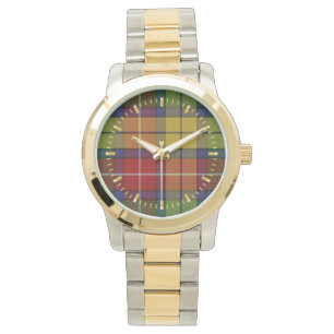 Buchanan Tartan Two-tone Watch