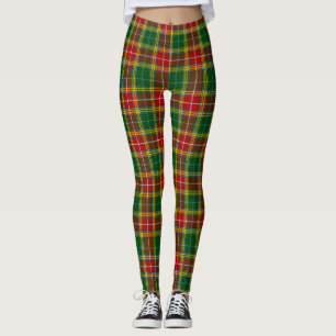 Buchanan Tartan Yellow, Green and Red Leggings