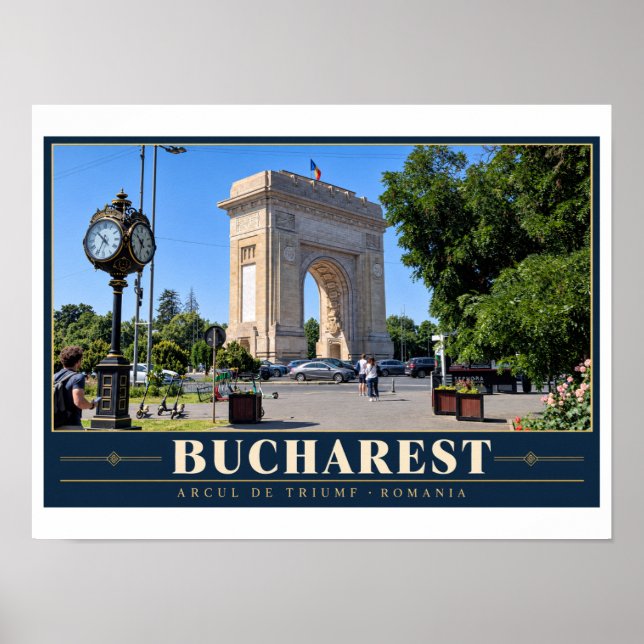 Bucharest Arcul de Triumf Poster (Front)