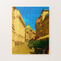 Bucharest City Digital Painting