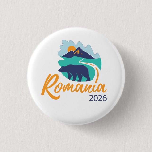 Bucharest Romania 2026 International Convention 3 Cm Round Badge (Front)