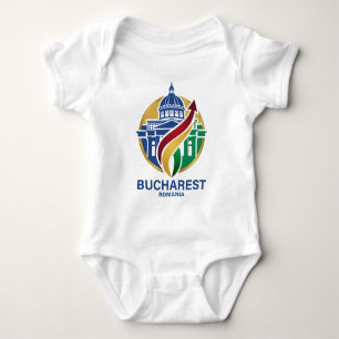 Bucharest Romania Eastern European Baby Bodysuit