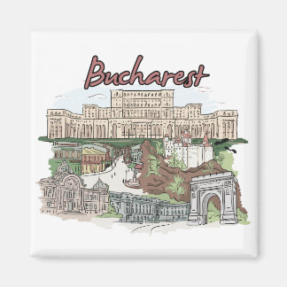 Bucharest - Romania.png Magnet