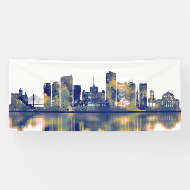 Bucharest Skyline Banner (Horizontal)